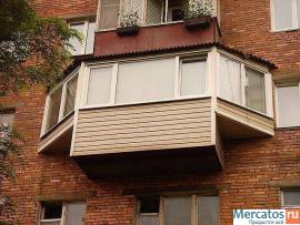 Остекление балконов алюминием, пластиковое остекление ...